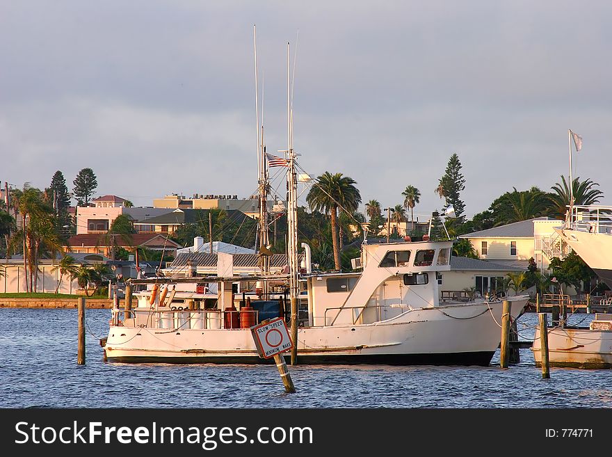 Fishing Boat Madeira Beach Florida. Fishing Boat Madeira Beach Florida