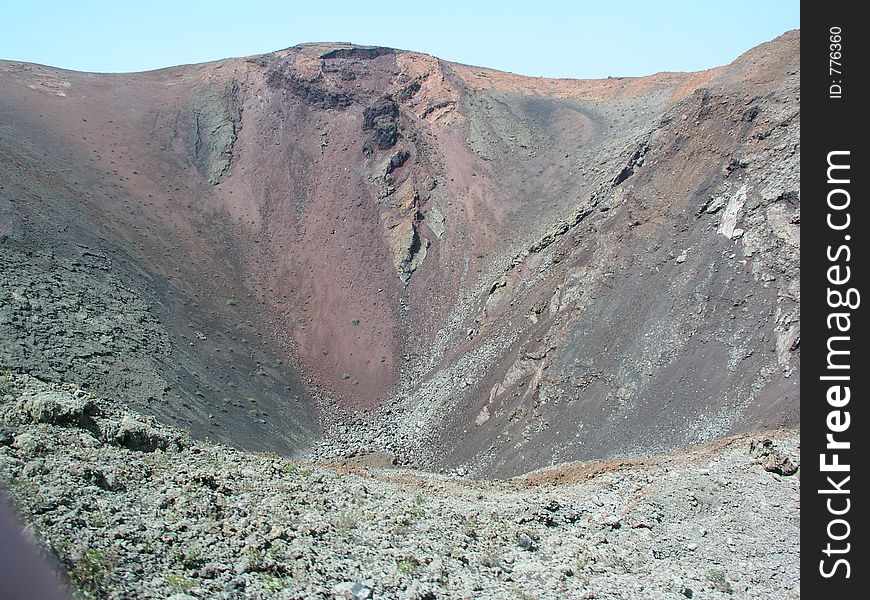 Volcano on Lanzarote