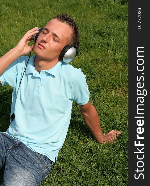 Man Enjoying Music