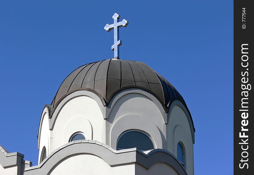 Dome on top of an Orthodox Church. Dome on top of an Orthodox Church.