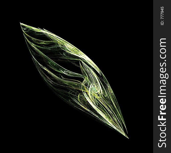Green leaf fractal