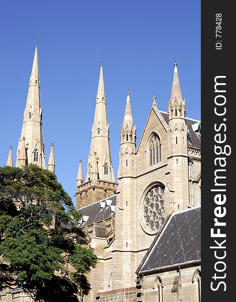 St. Mary's Cathedral, Sydney, Australia - largest Roman Catholic church in Australia (and reputedly the Southern Hemisphere)