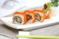 Prepared And Delicious Sushi Taken In Studio Royalty Free Stock Image Prepared And Delicious Sushi Taken In Studio Royalty Free Stock Image