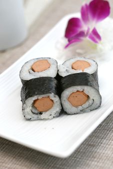 Prepared And Delicious Sushi Taken In Studio Royalty Free Stock Image Prepared And Delicious Sushi Taken In Studio Royalty Free Stock Image