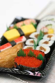 Prepared And Delicious Sushi Taken In Studio Stock Image Prepared And Delicious Sushi Taken In Studio Stock Image