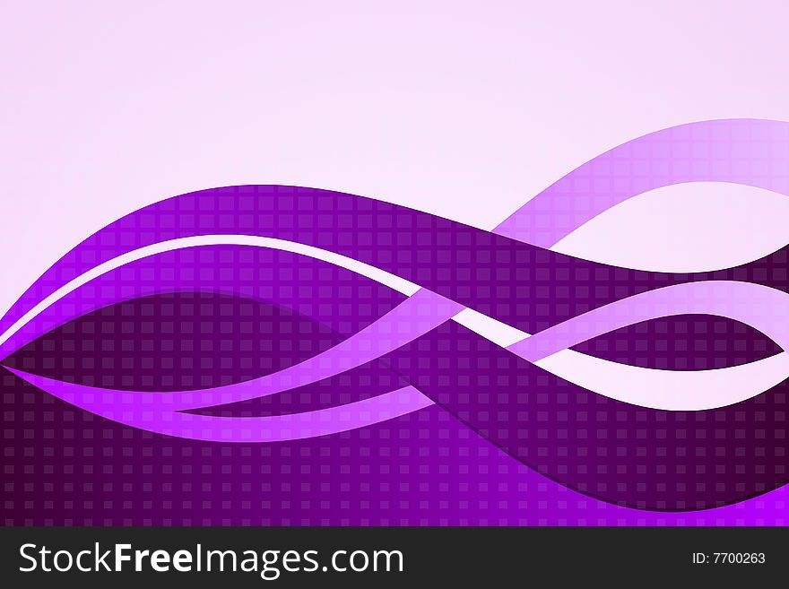 Vector illustration of Abstract Purple