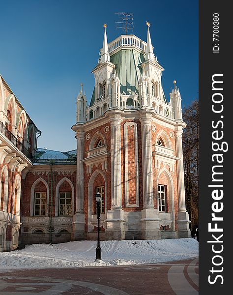 Tsaritsyno palace in Moskow, Russia