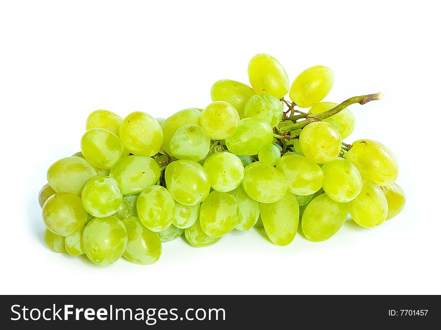 Fresh grapes on white background. Fresh grapes on white background