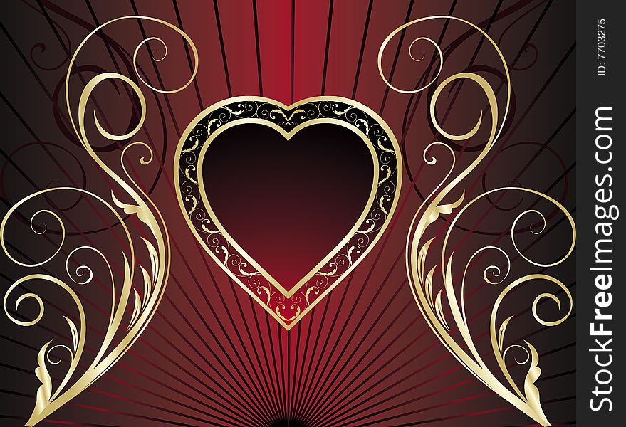 Banner for Valentines Day (vector). Banner for Valentines Day (vector)