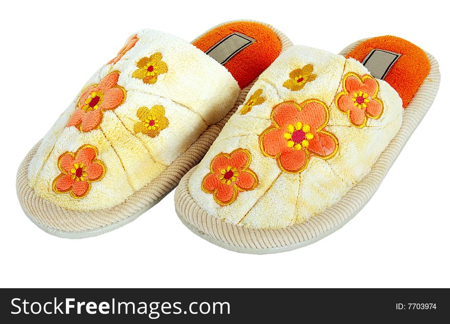 Soft slippers - very convenient and comfortable room footwear