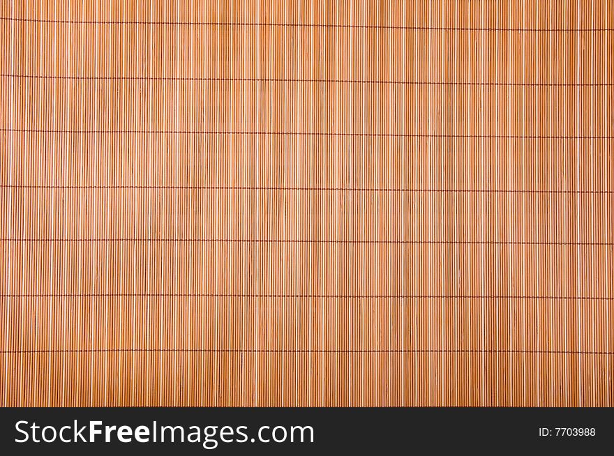 Bamboo mat as a background