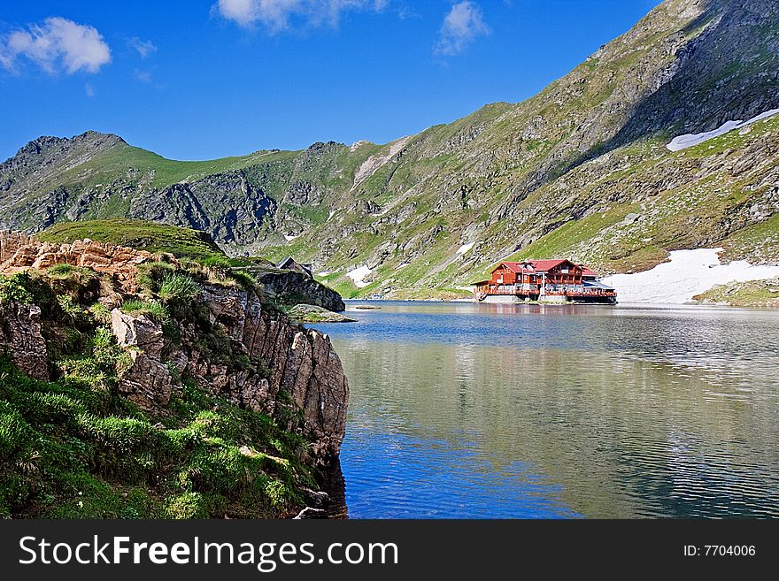 Cabin Next To A Lake