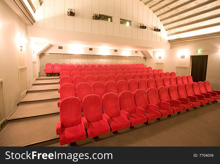 Empty Small Cinema Auditorium