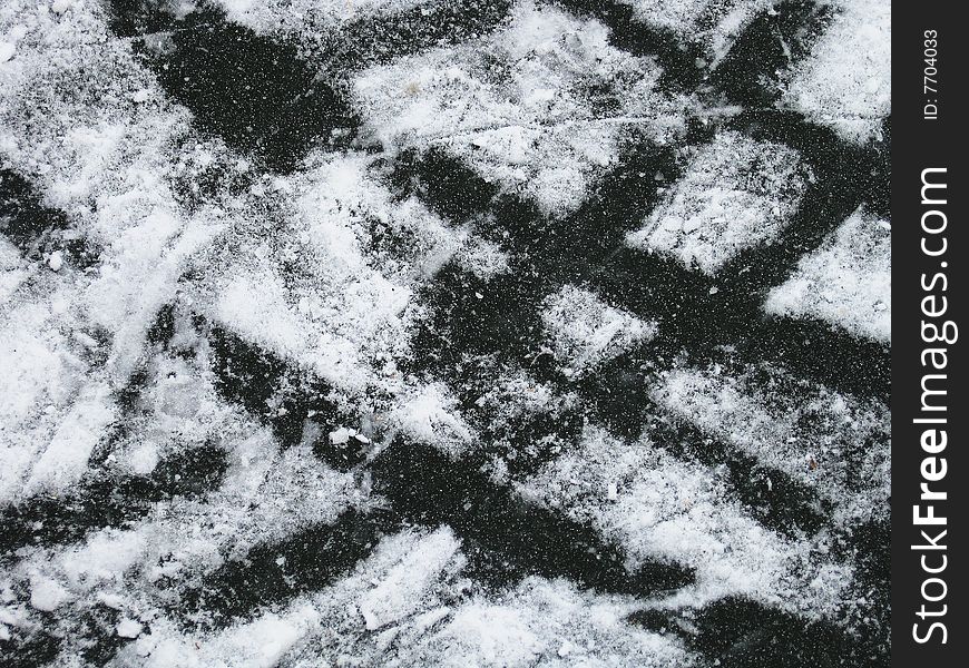 Marks On The Ice