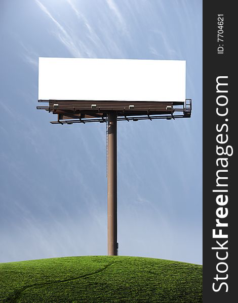 A blank Billboard for you to add your text or image to