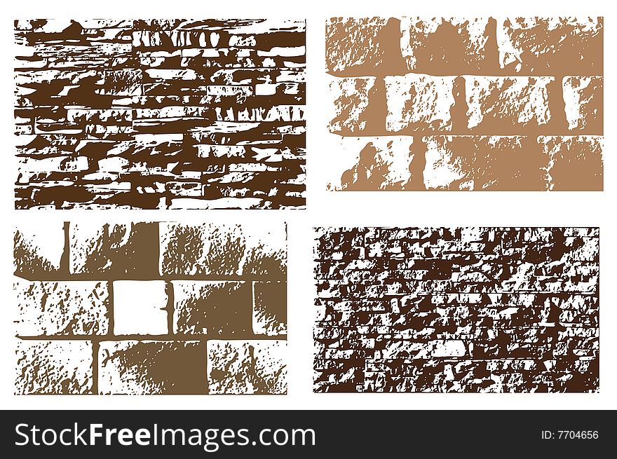 Set of stone texture