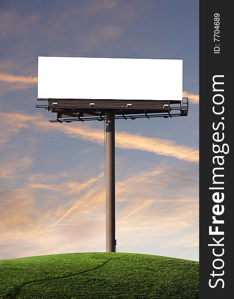 A blank Billboard for you to add your text or image to