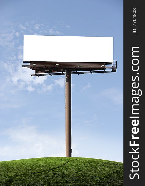 A blank Billboard for you to add your text or image to