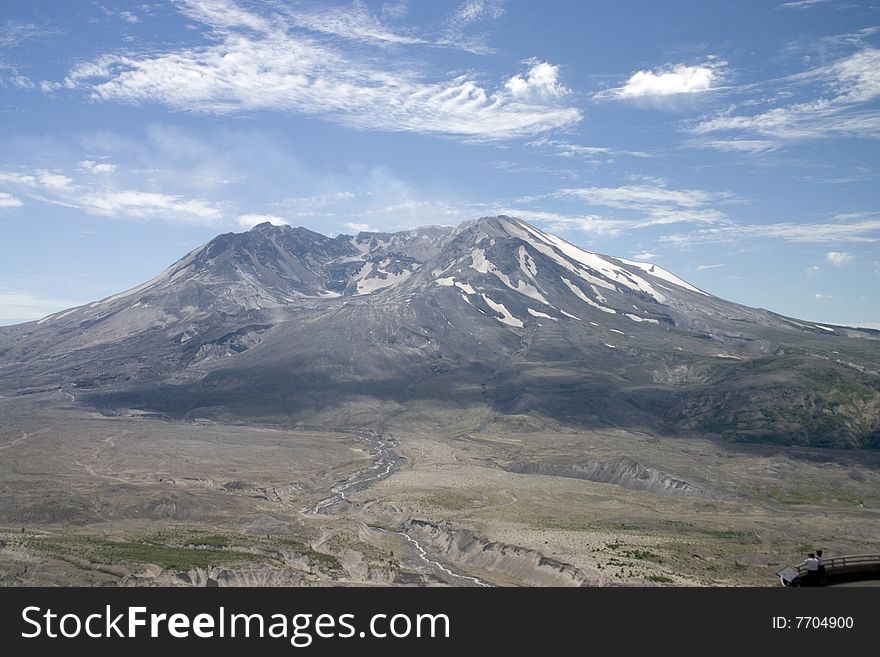 A view of Mount St. Helens. A view of Mount St. Helens