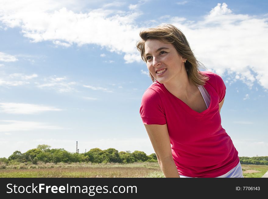 Teen girl portrait