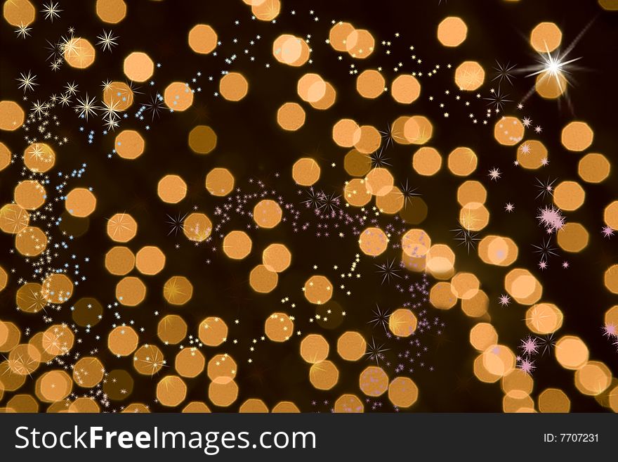 Abstract background of holiday lights. Abstract background of holiday lights