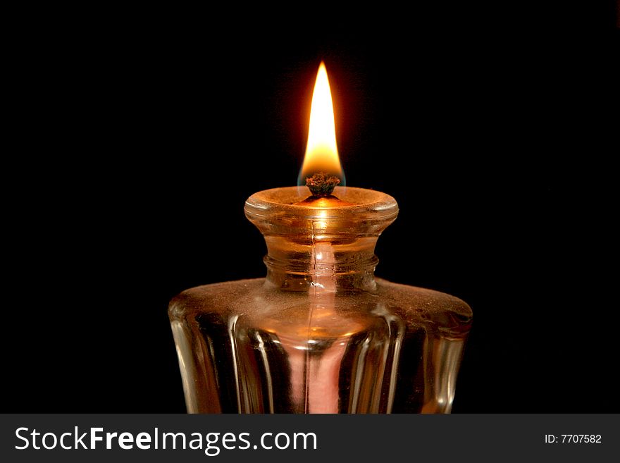 Picture of glass candle light