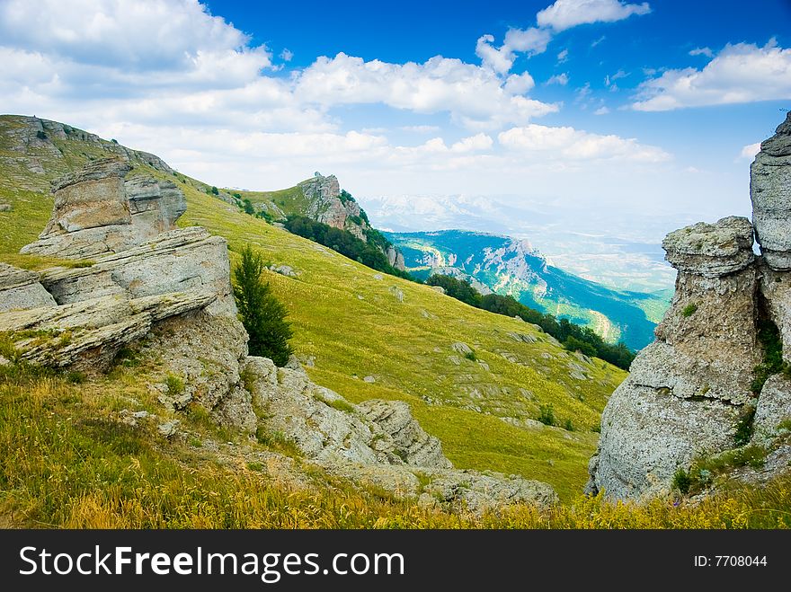 Landmark - Ghost Valley, Demerdji, Crimea, Ukraine.