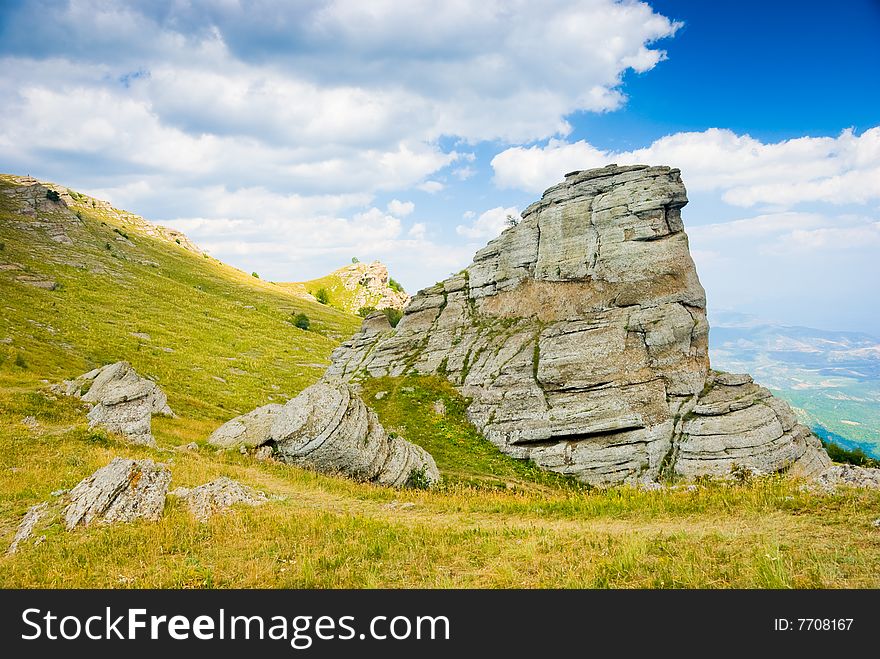 Landmark - Ghost Valley, Demerdji, Crimea, Ukraine.