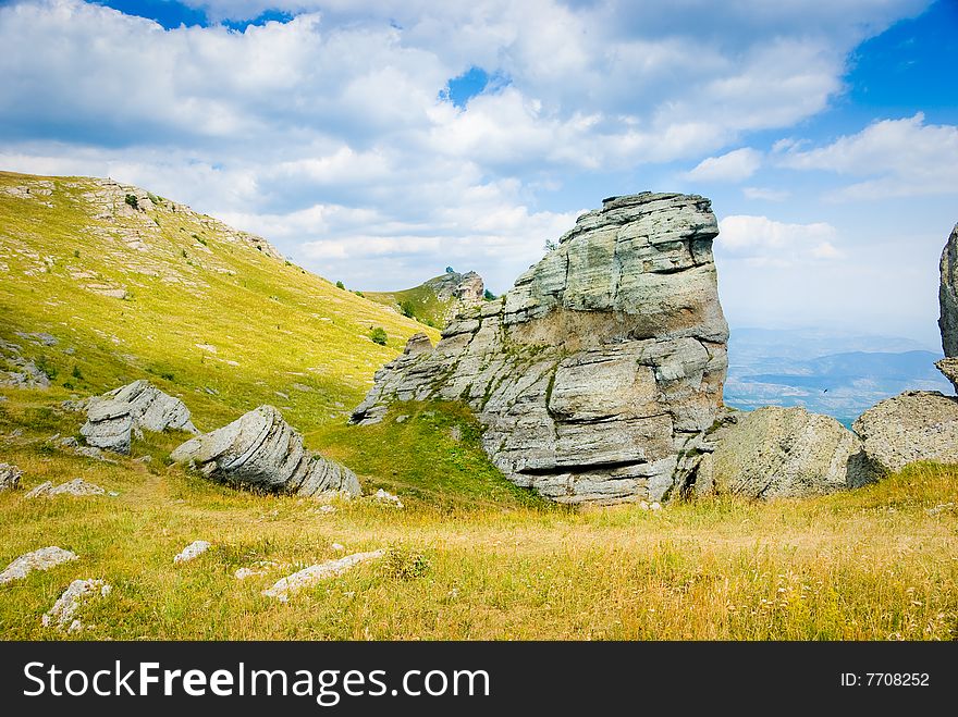 Landmark - Ghost Valley, Demerdji, Crimea, Ukraine.