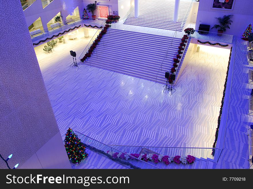 Interior view of Edmonton City Hall