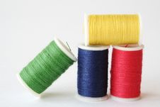 Primary Colored Thread Royalty Free Stock Images Primary Colored Thread Royalty Free Stock Images