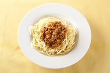 Spaghetti Bolognese Stock Photos