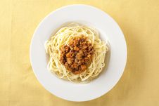 Spaghetti Bolognese Royalty Free Stock Photography Spaghetti Bolognese Royalty Free Stock Photography