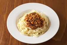 Spaghetti Bolognese Royalty Free Stock Image