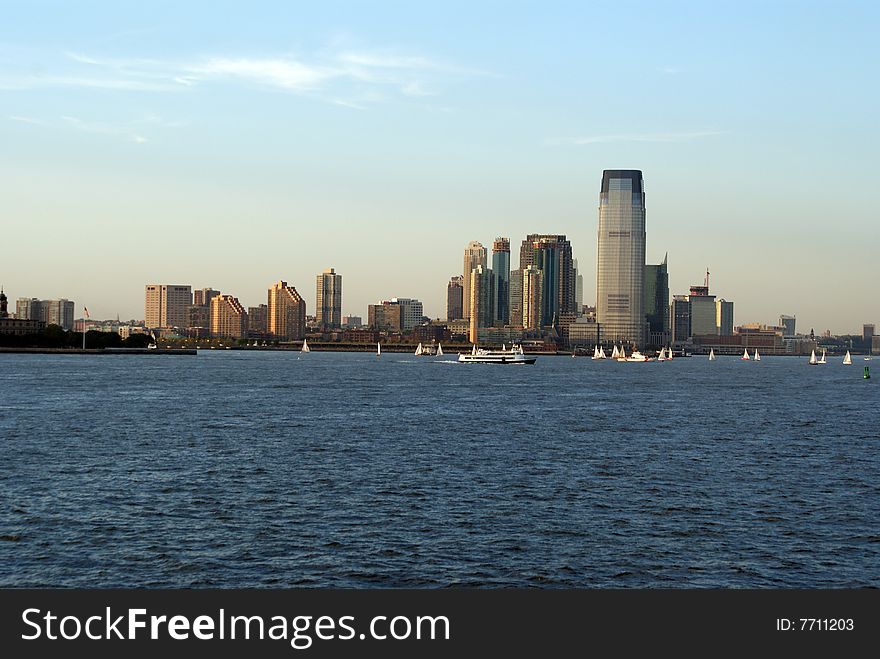 Picture was made from NY ferry. Picture was made from NY ferry