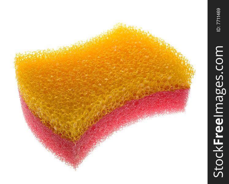 Sponge isolated on white background