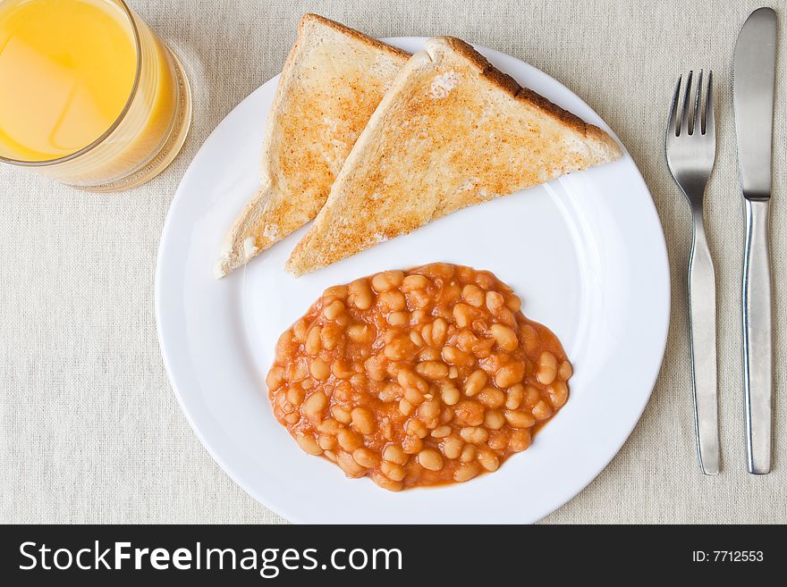 Delicious Baked Beans On Toast