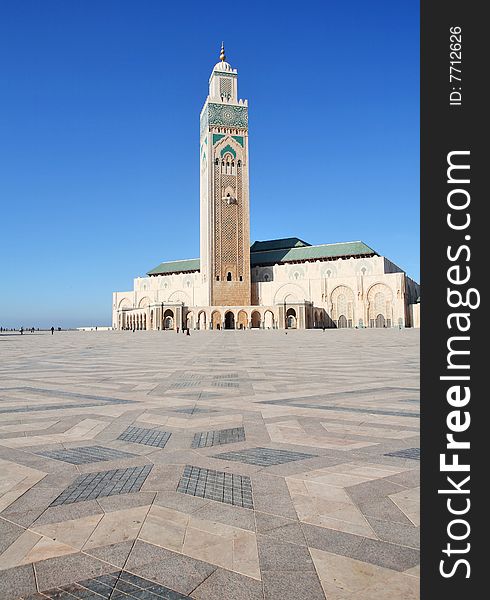 The Mosque of Hassan II in Casablanca, Morocco