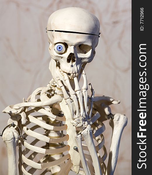 Skeleton With Blue Eye