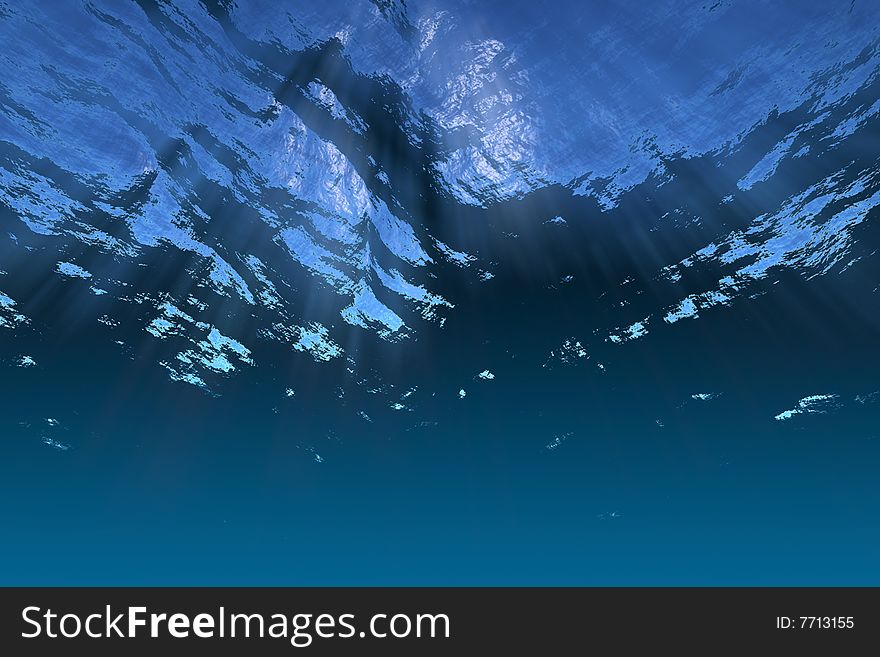 Underwater scene