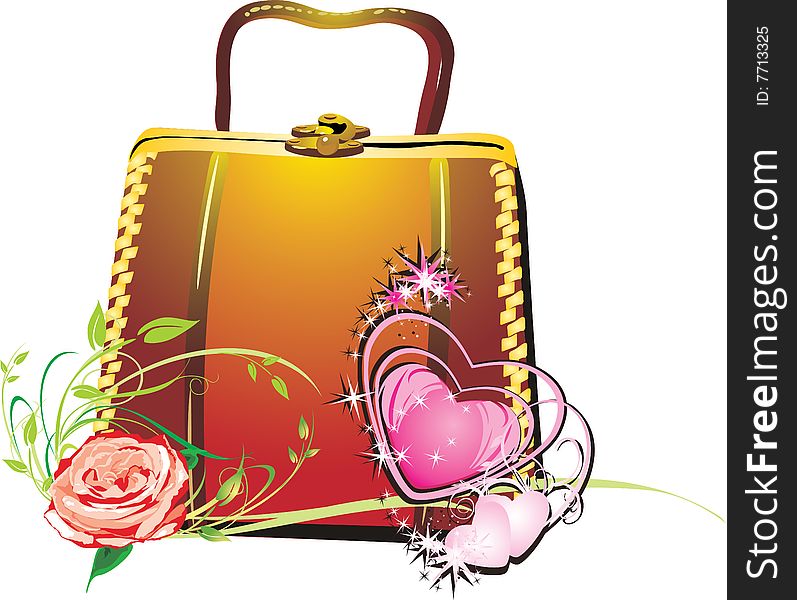 Womanish Bag In A Gift To The Day Of Valentine