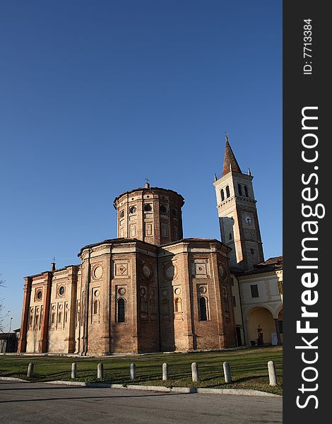 Sanctuary of Santa Maria in Castelleone - Lombardy Italy. Sanctuary of Santa Maria in Castelleone - Lombardy Italy