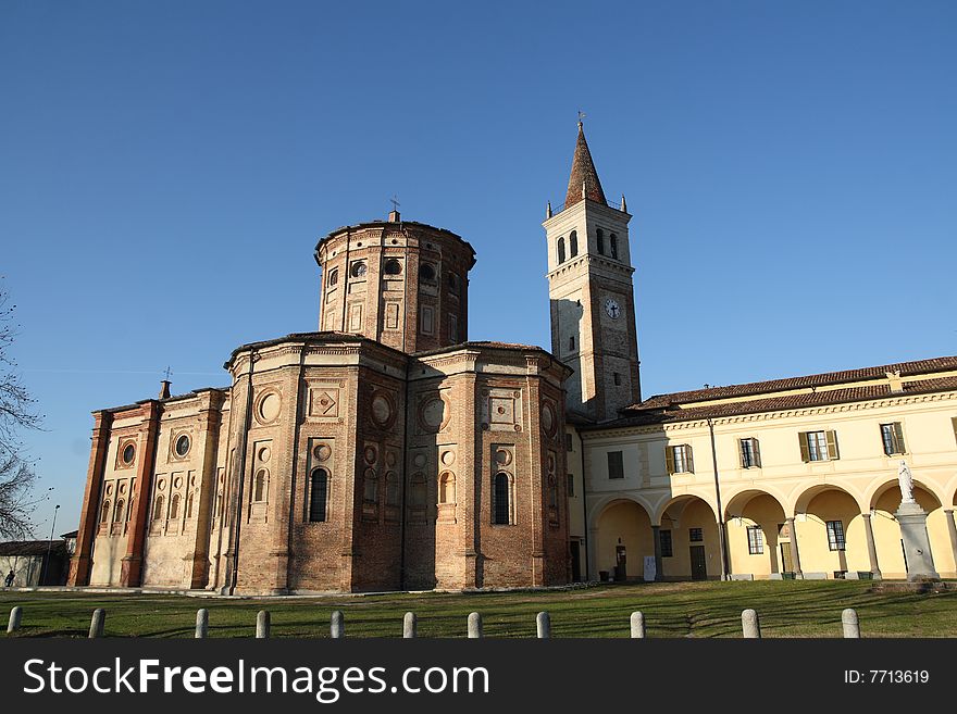 Sanctuary of Santa Maria in Castelleone - Lombardy Italy. Sanctuary of Santa Maria in Castelleone - Lombardy Italy