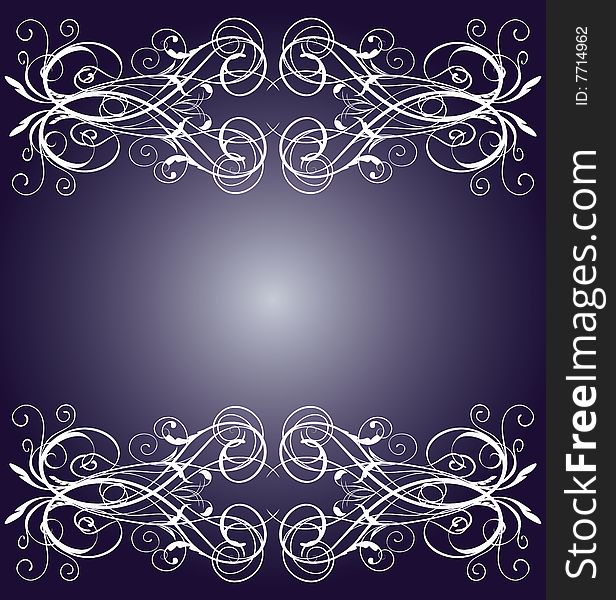 Abstract floral frame.
vector illustration.