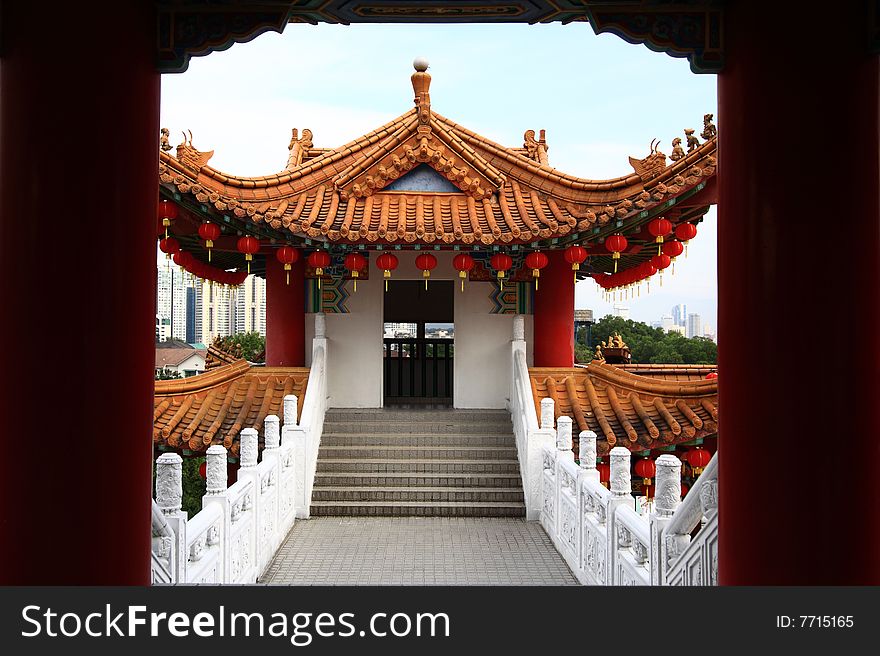 A view through a pavillion into another pavillion.

Location: Thean Hou Temple, Kuala Lumpur, Malaysia. A view through a pavillion into another pavillion.

Location: Thean Hou Temple, Kuala Lumpur, Malaysia