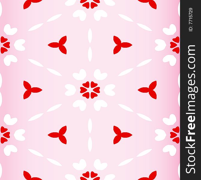 A seamless tiling pattern for Valentines Day. A seamless tiling pattern for Valentines Day.