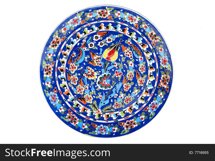 Ceramic Plate With Authentic Ornament