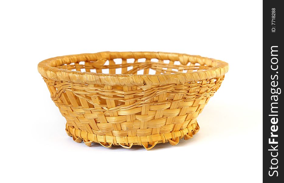 Woven Basket Isolated