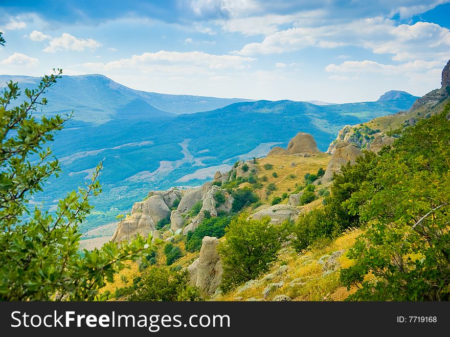 Landmark - Ghost Valley, Demerdji, Crimea, Ukraine.