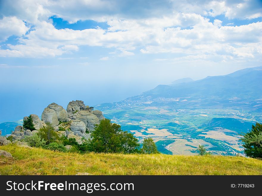 Landmark - Ghost Valley, Demerdji, Crimea, Ukraine.